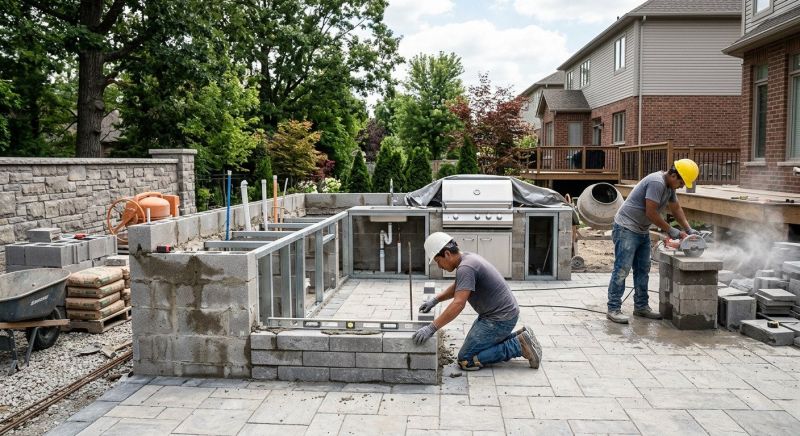 Outdoor Kitchen Construction in Summerville, SC