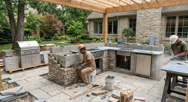 Outdoor Kitchen Installation in Santa Rosa, CA
